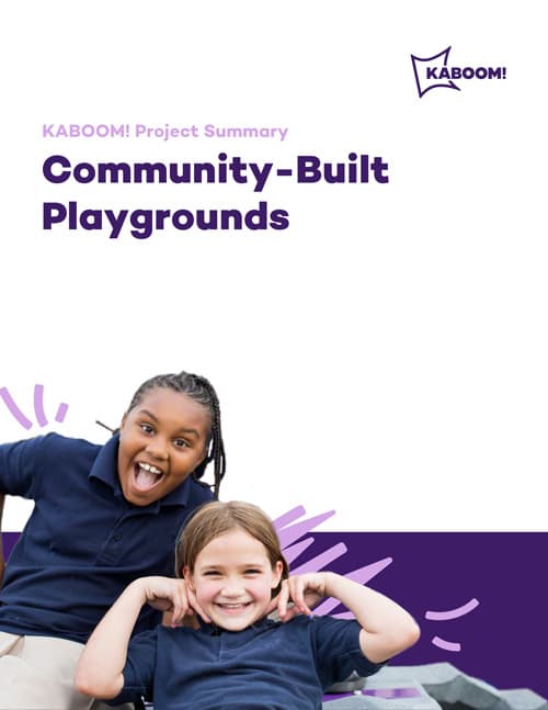 KABOOM! Community Built Playgrounds Summary 2021