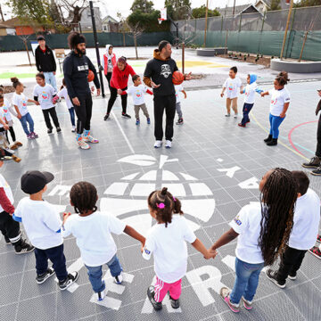 Stephen & Ayesha Curry's Eat. Learn. Play. Leads 2025 NBA All-Star Day Of Service.