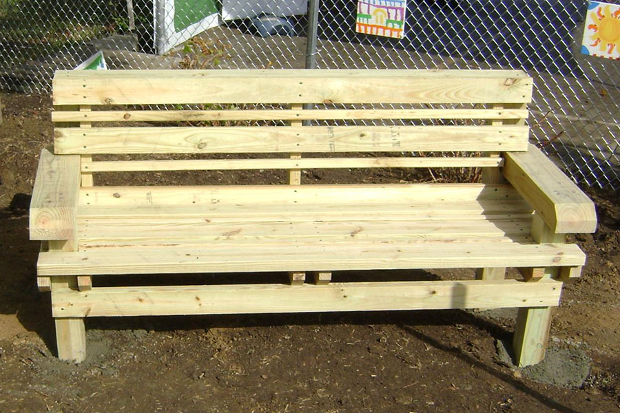 How to build a mendocino bench