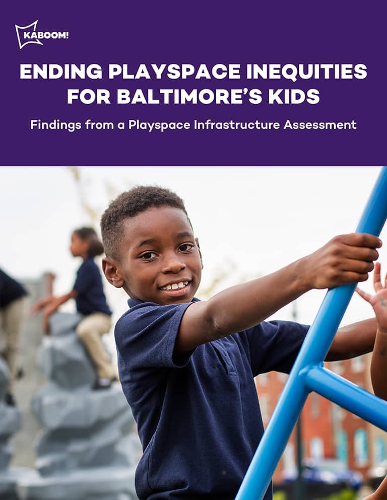 Ending Playspace Inequities for Baltimore's Kids cover