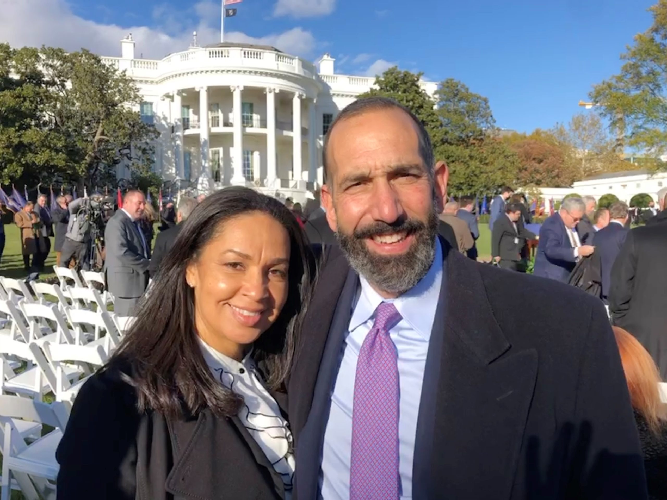 NIIAG - Lysa and Dan at the White House