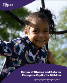 Review of Studies and Data on Playspace Equity for Children cover